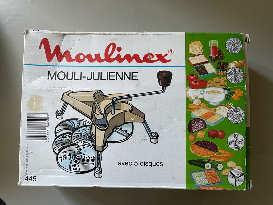 Moulinex Mouli-Julienne med 5 skivor