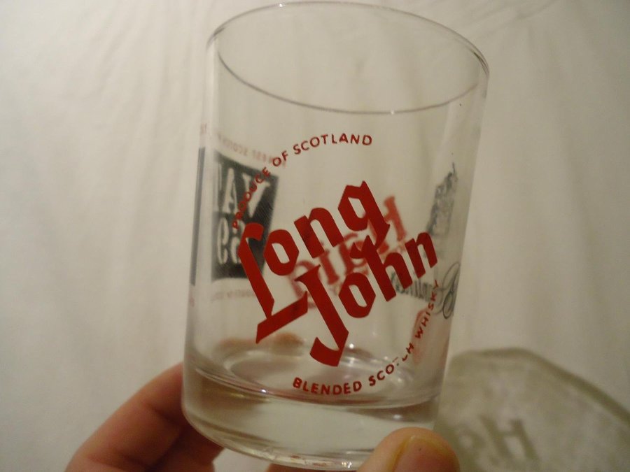 Ballantines VAT 69  Long John Whisky Glas Scotch Whisky glass