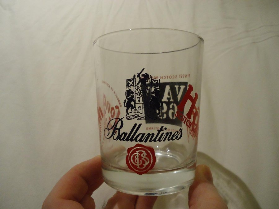 Ballantines VAT 69  Long John Whisky Glas Scotch Whisky glass