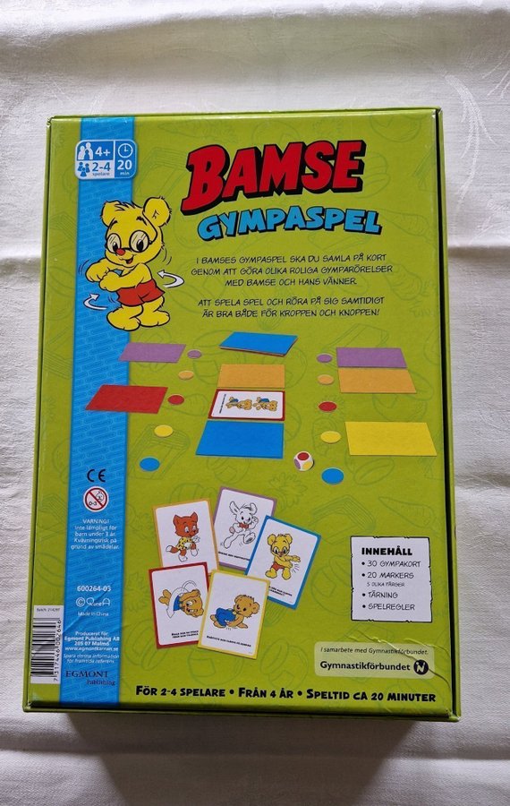 Bamse gympa spel