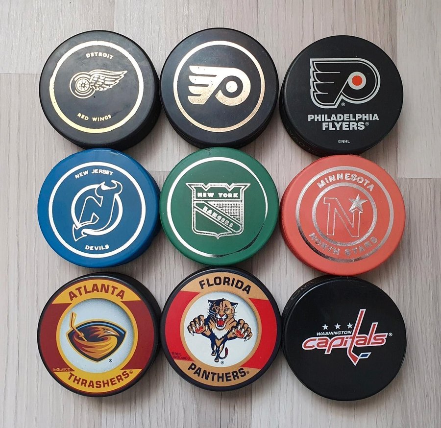 Eishockey Puck NHL Atlanta Flames, made in Slowakei