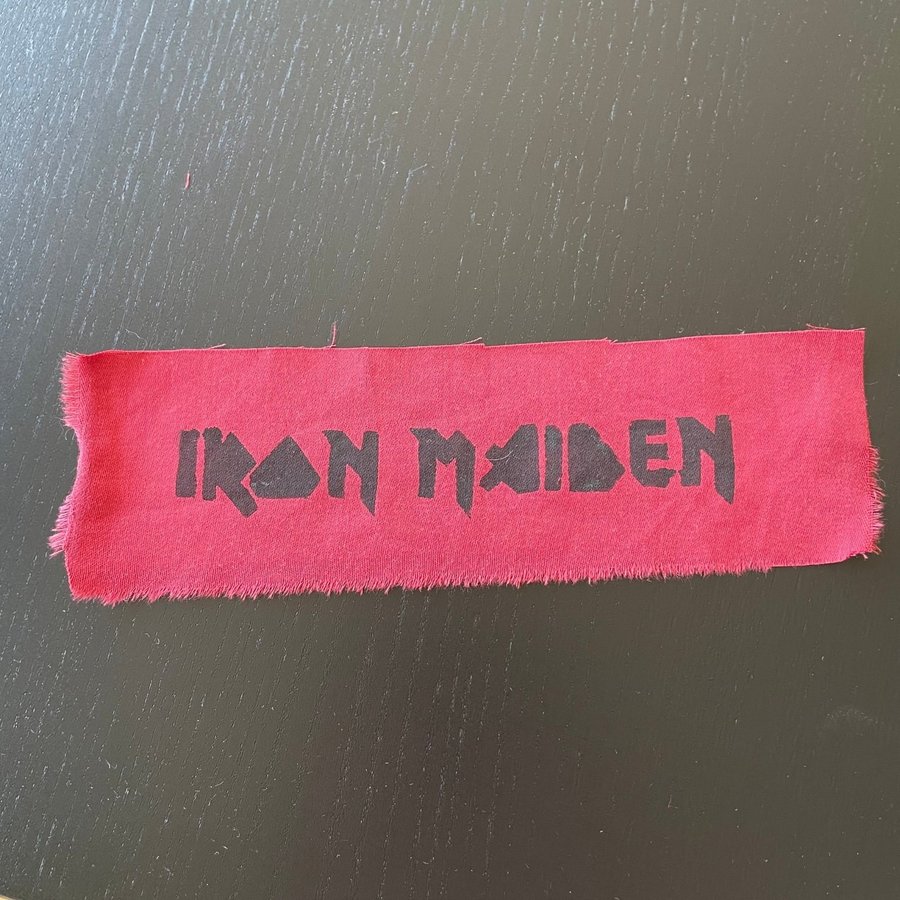 Iron Maiden Tygmärke Patch DIY handgjord