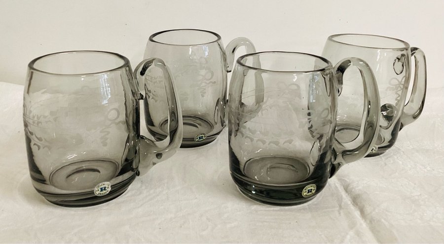 Retro vintage 4 sejdlar Reijmyre glas