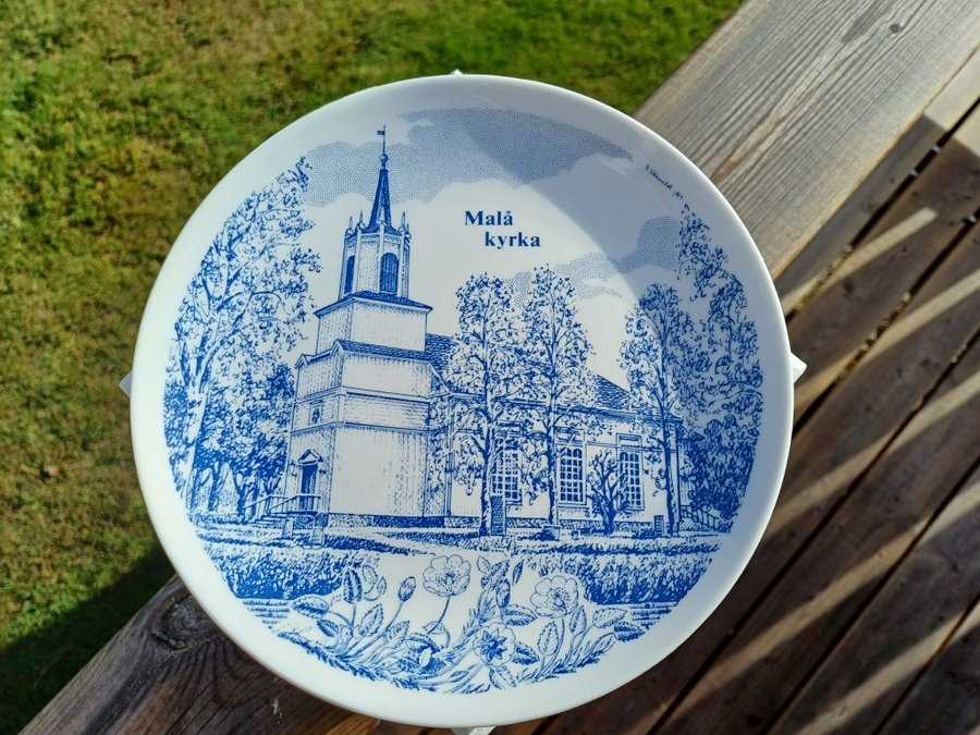 Malå Kyrka tallrik samlartallrik