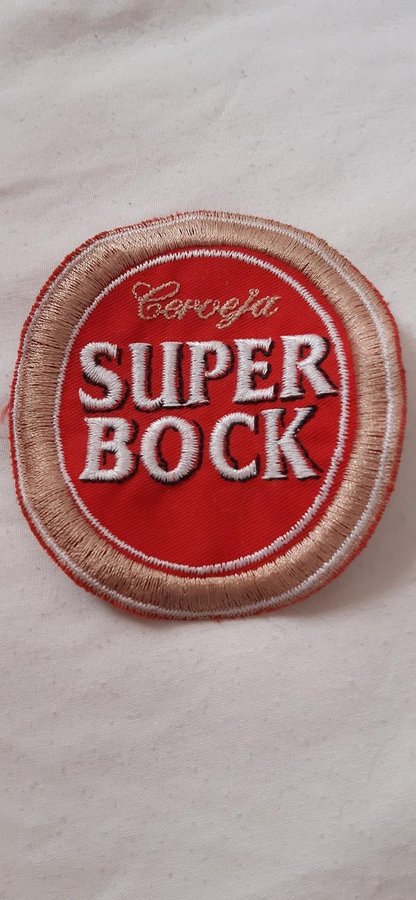 Tygmärke  Fabric Patch Super Bock ÖL bryggeri