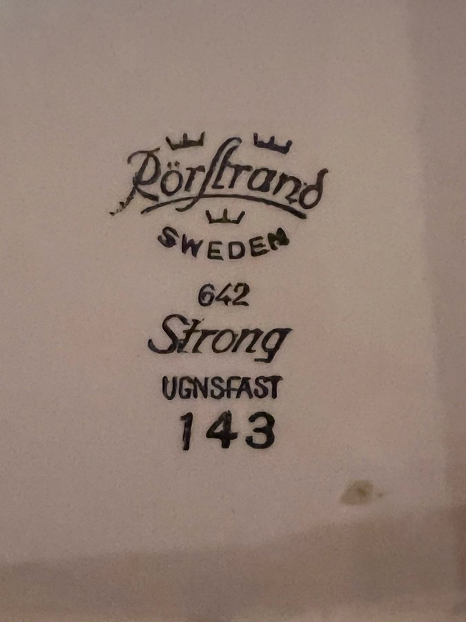 Porslin/ugnsform Rörstrand STRONG