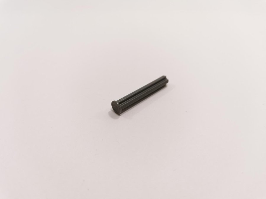 Lego - technic - axel - 4 - med stop - part 87083 - mörkgrå (bluish)