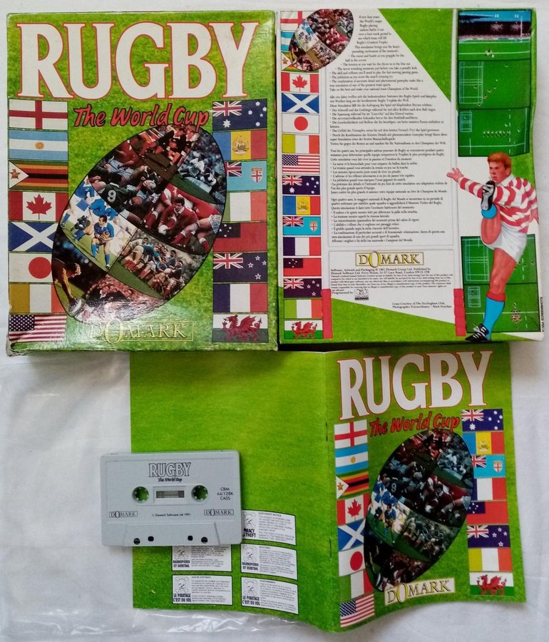 Rugby - The World Cup (Domark) -  Commodore 64/C64 Spel