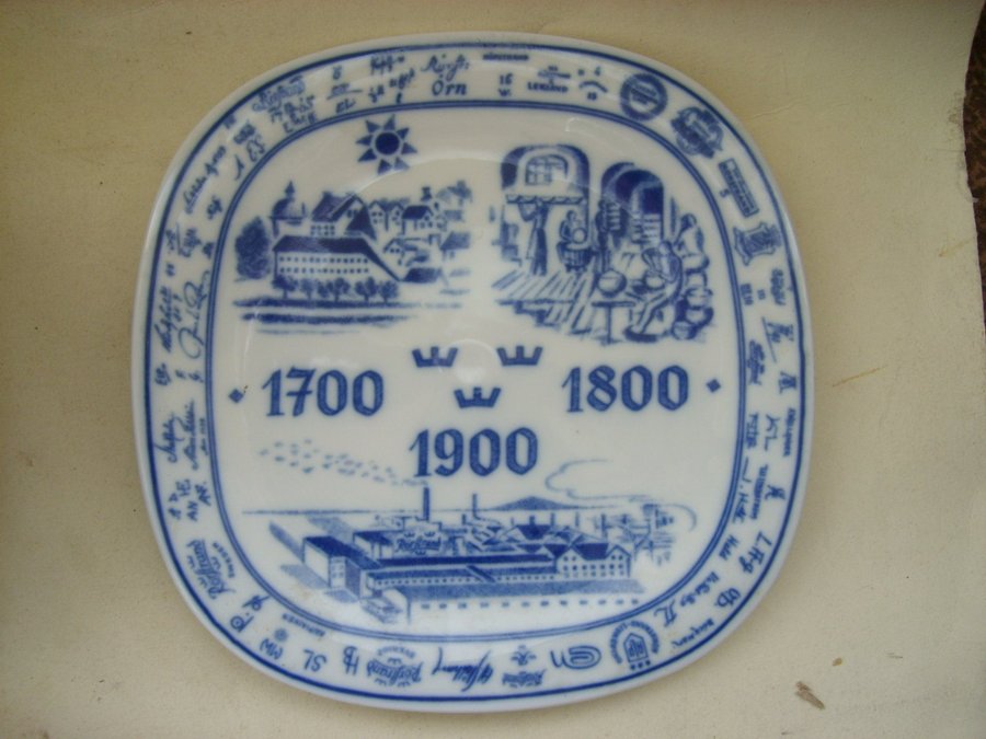 Swedish  jubilee plate Rorstrand.Diameter 18 cm.