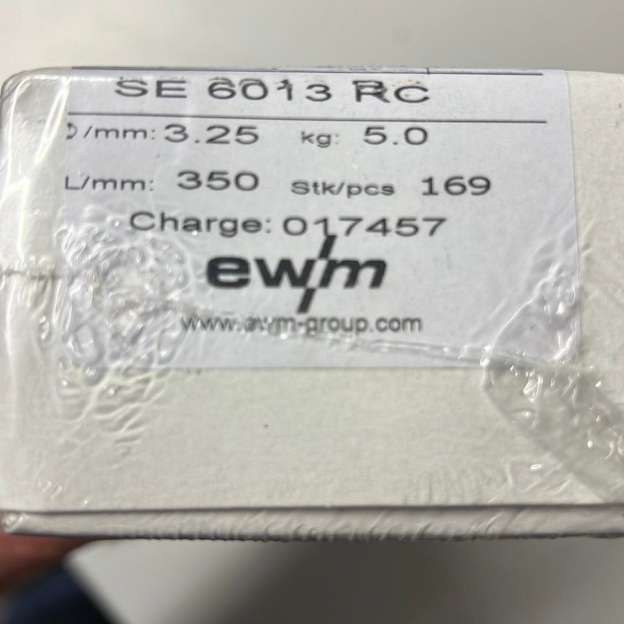 1kg svetselektrod 3,25mm EWM SE 6013 RC