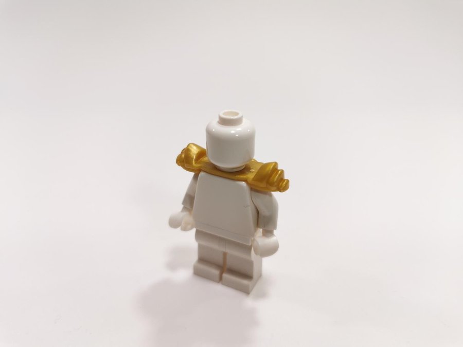 Lego - tillbehör - ninjago - armor - axelskydd - part 98132 - guld (pearl gold)