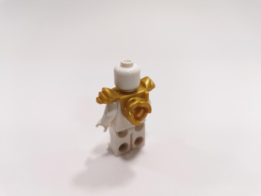 Lego - tillbehör - ninjago - armor - axelskydd - part 98132 - guld (pearl gold)