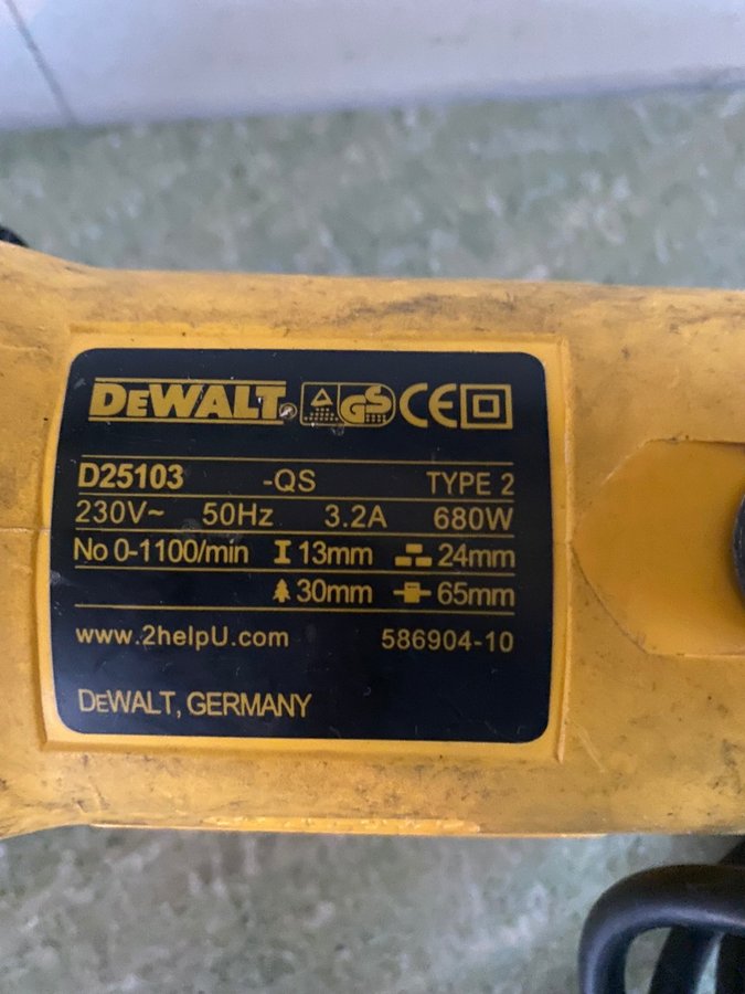 DeWalt D25103 slagborr