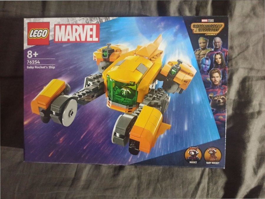 Ny LEGO Marvel 76254 Baby Rocket's Ship