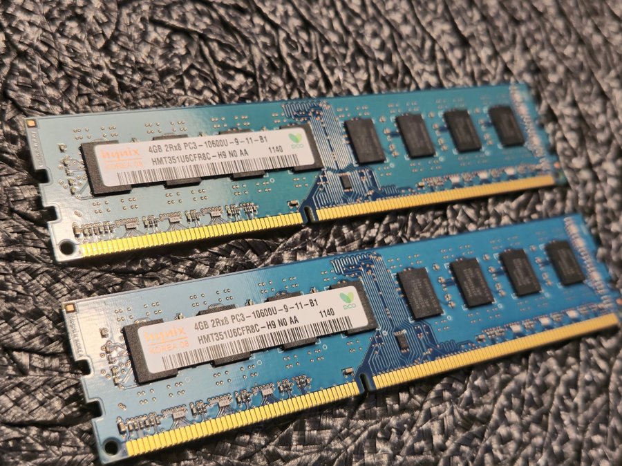 Hynix 8gb-kit (2st 4gb) DDR3 PC3-10600U