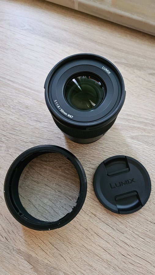 Panasonic Lumix S 50mm f/1.8 Objektiv (Nyskick  Kvitto)