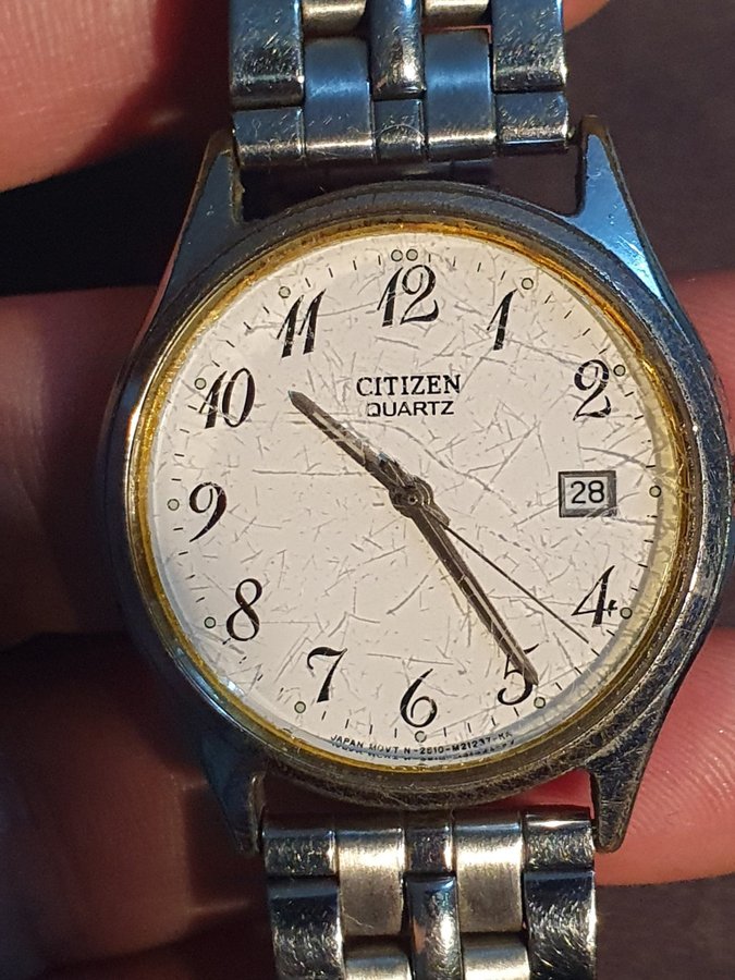 citizen quartz herr klocka