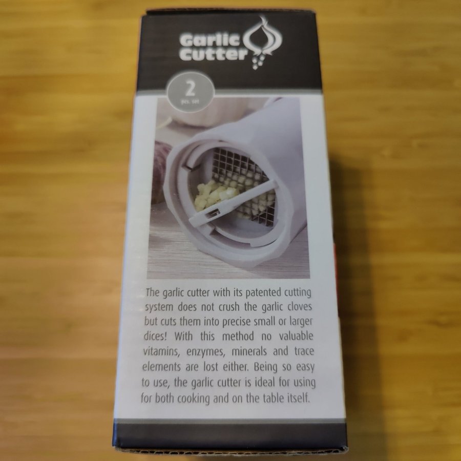 Genius Garlic Cutter  Peeler