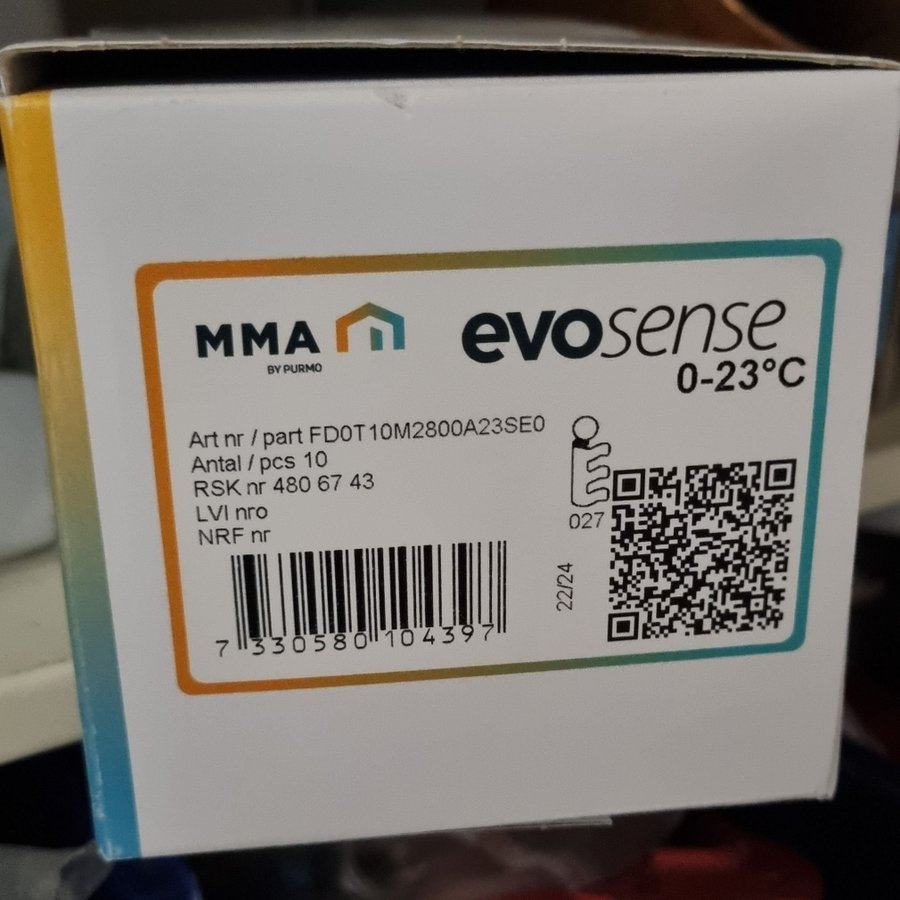 Mma evosense termostat