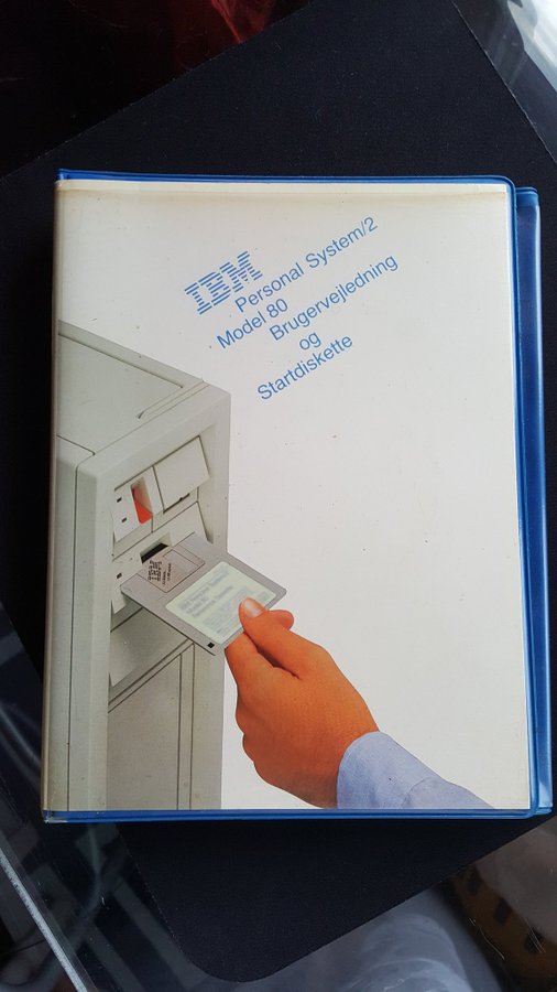 IBM PS/2 Model 80 Brugervejledning  Startdiskette - retro nostalgi