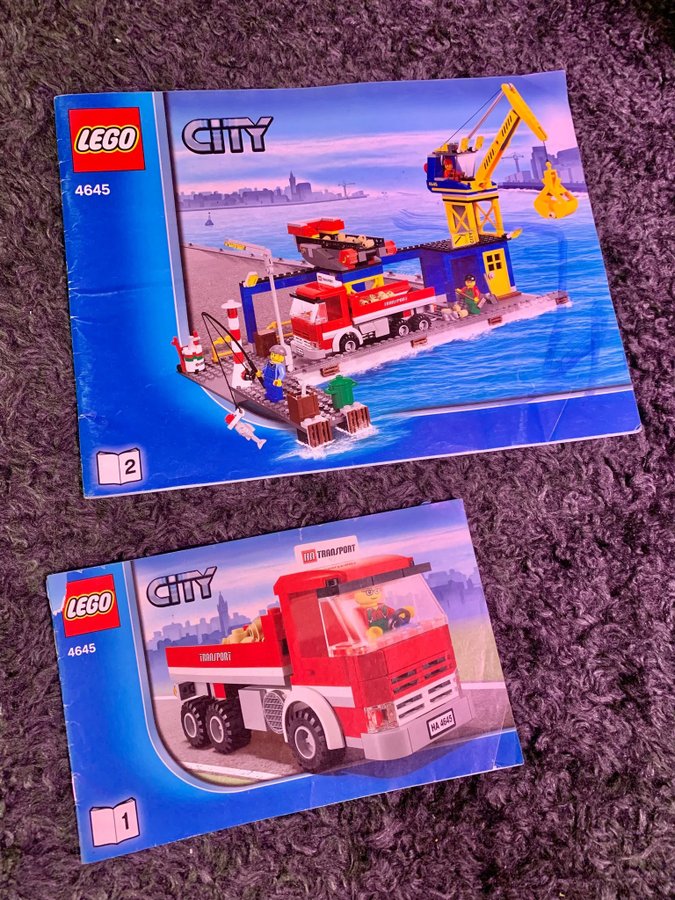 LEGO City 4645 - Byggmanualer