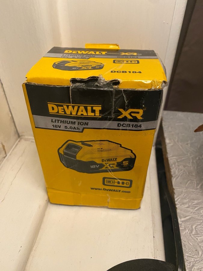 Dewalt XR 18V 5.0Ah batteri NY