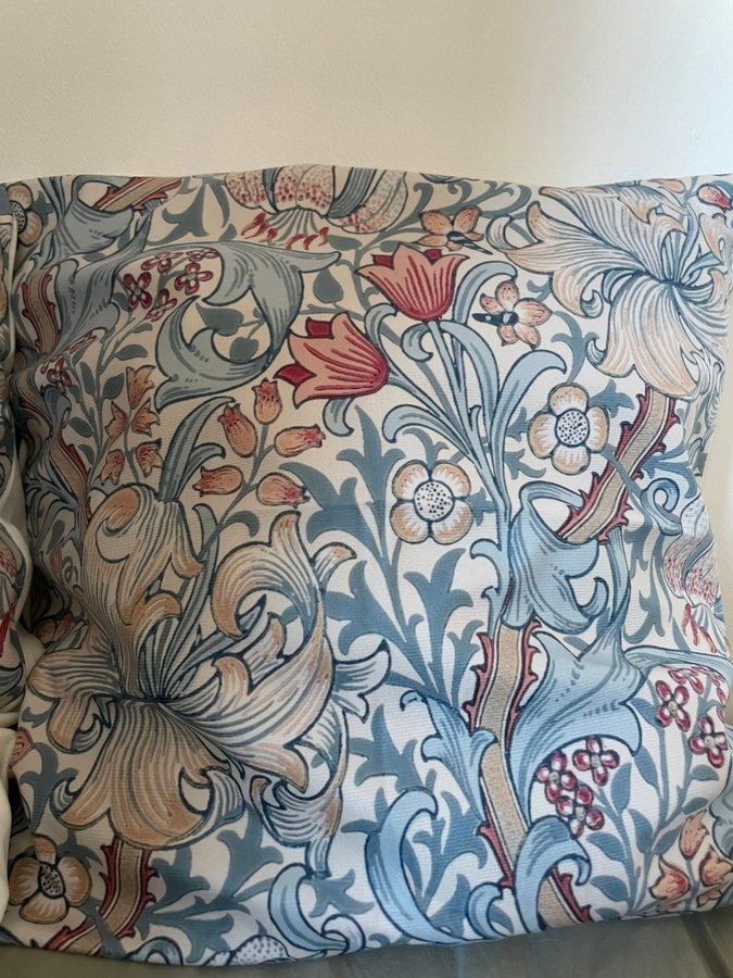 Kuddfodral William Morris print sammet