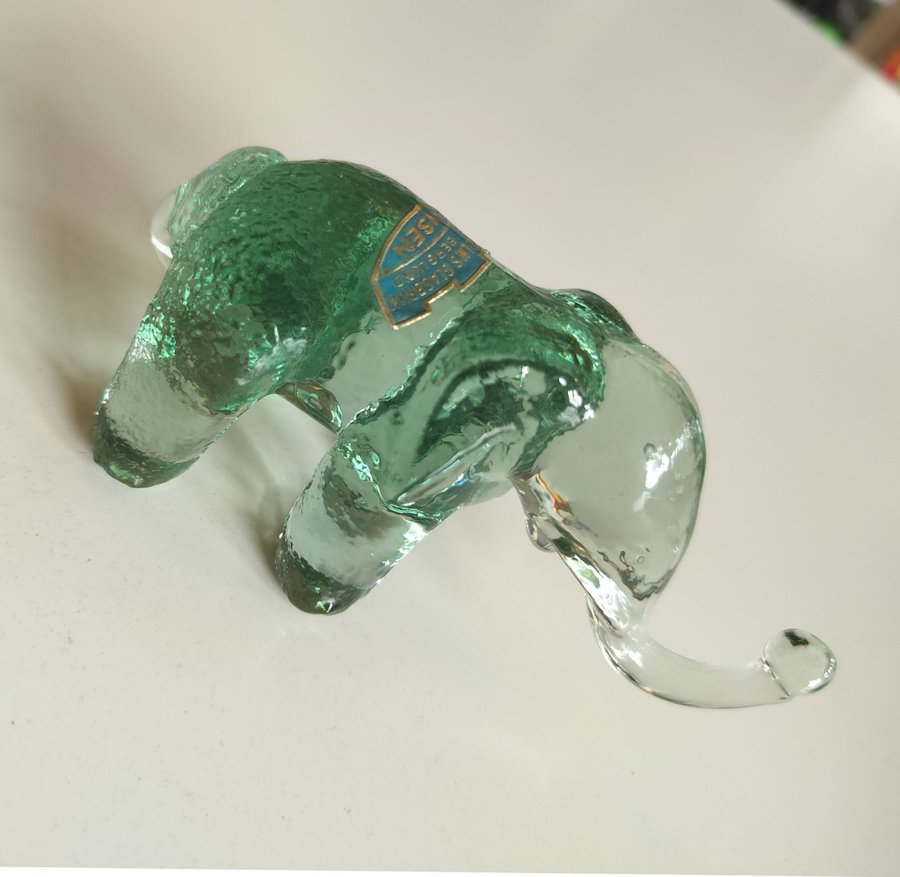 Glasfigur Elefant skansen