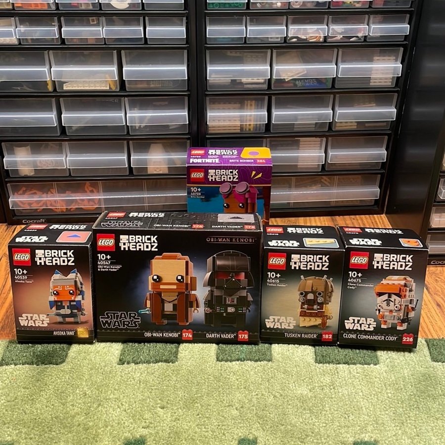 Lego BrickHeadz Star Wars  Fortnite. 40728, 40539, 40547, 40615, 40675