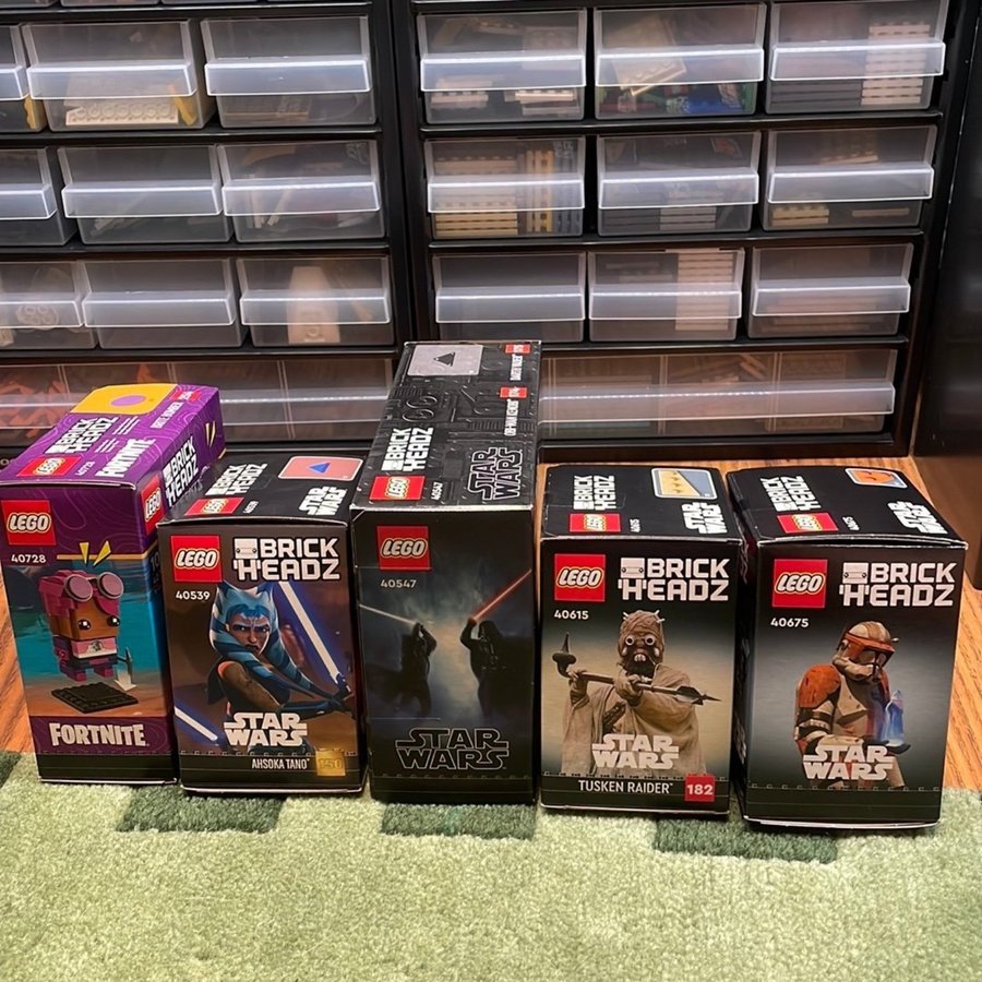 Lego BrickHeadz Star Wars  Fortnite. 40728, 40539, 40547, 40615, 40675