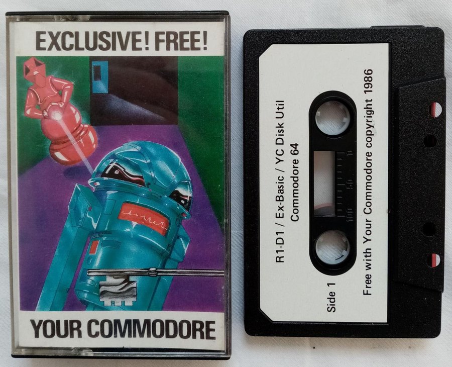 Exclusive! Free! - R1-D1 (Cover Tape) (Your Commodore) -  Commodore 64/C64 Spel