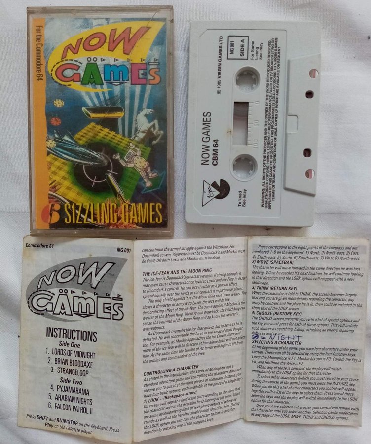 Now Games (Virgin Games) - Commodore 64/C64 Spel