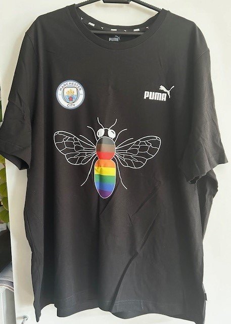 Manchester City Puma svart t-shirt