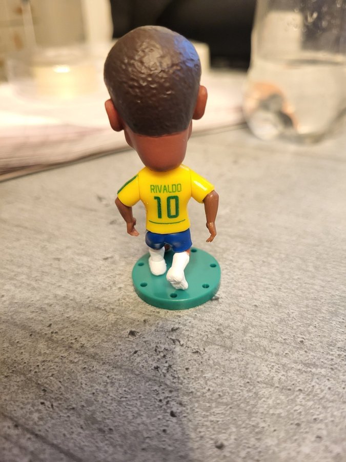 Fotbollsfigur Rivaldo Brasilien