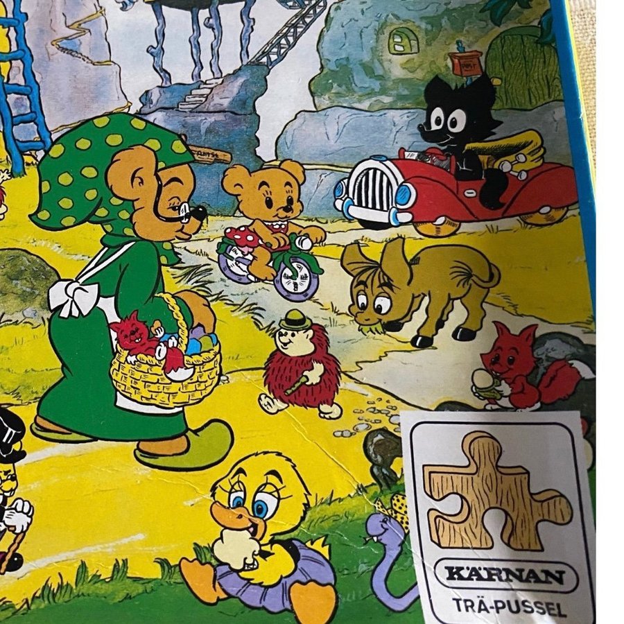 Bamse Träpussel från Kärnan 80 bitar