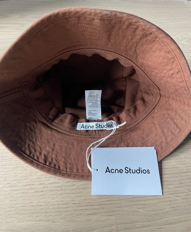 Acne Studios brun keps storlek ONE SIZE