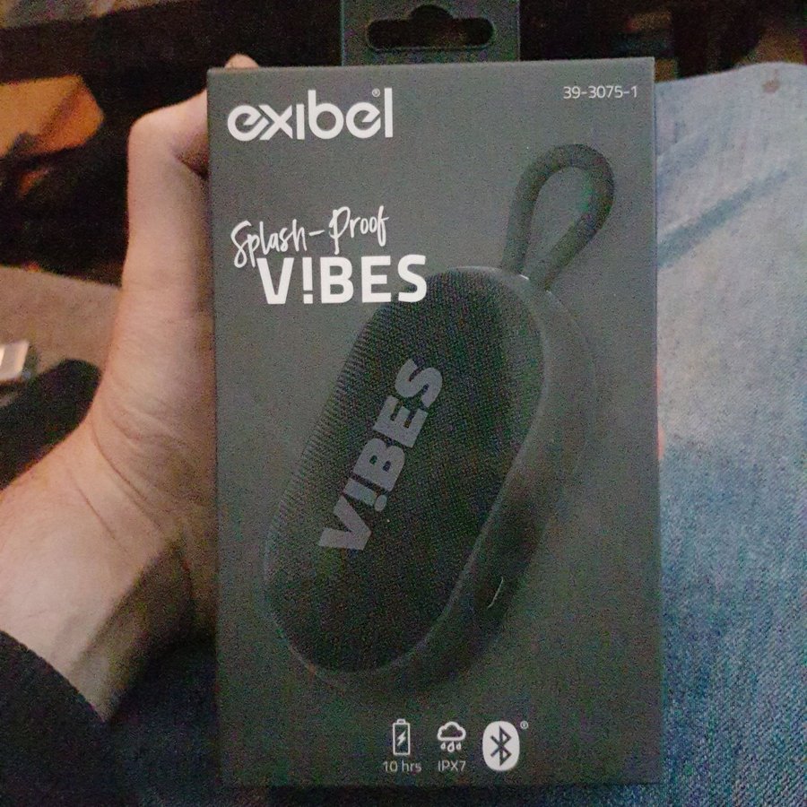 Exibel Splash-Proof V!BES Bluetooth Högtalare