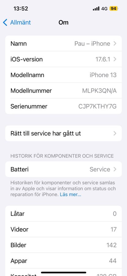 iPhone 13 Blå