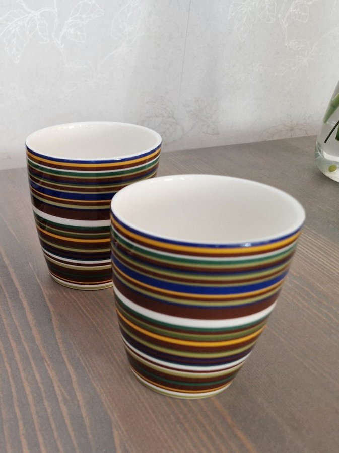 2 st Iittala kaffekoppar - origo