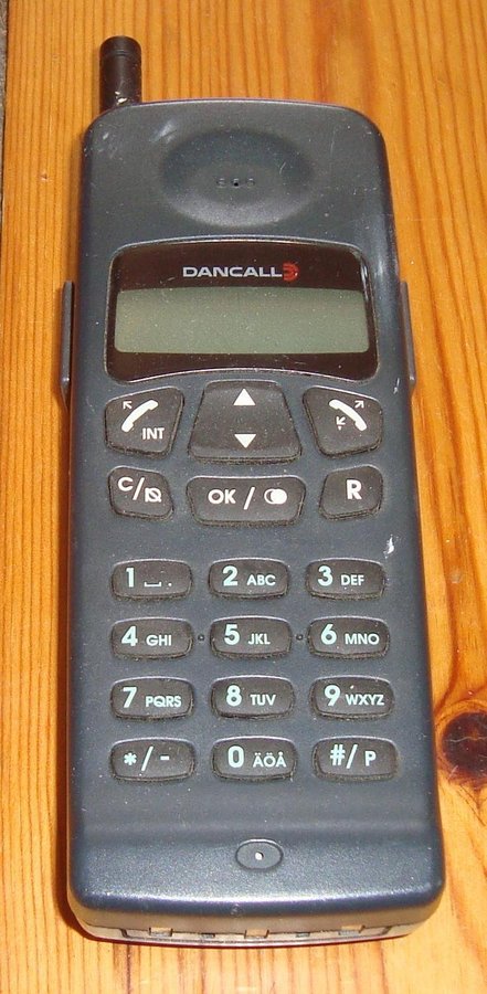 Dancall trådlös telefon Retro för samlare Samlarobjekt Äldre