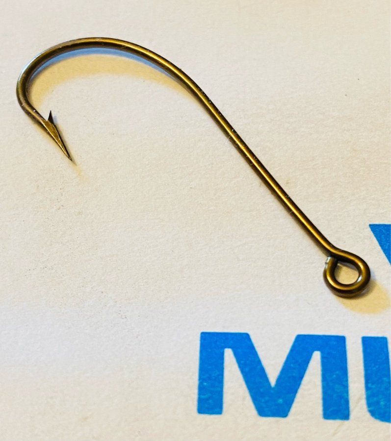 Mustad 2/0 Qual 33880  Special krokar brons  Se ögla Utrop 1kr