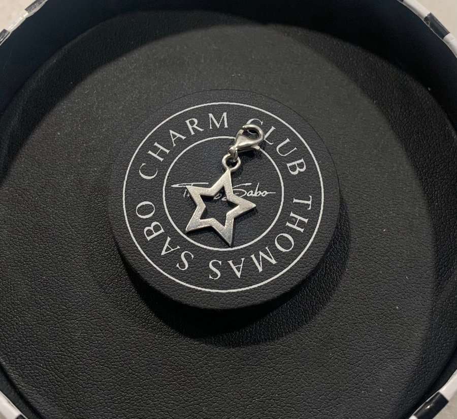 Thomas Sabo charm / berlock genombruten stjärna / star