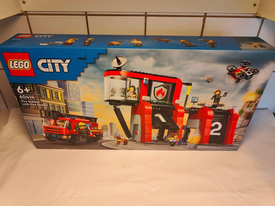 LEGO City Brandstation med Brandbil 60414