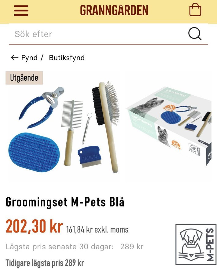 Groomingset för Hund eller Katt