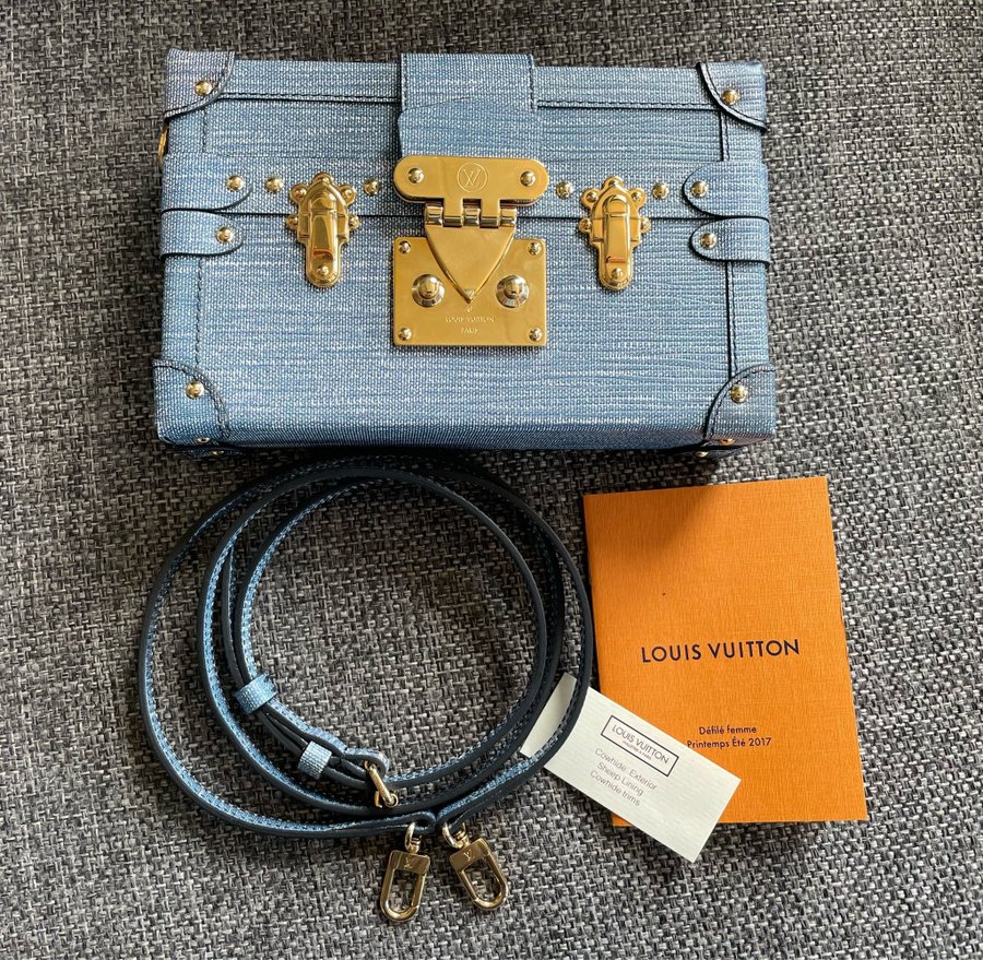 Louis Vuitton petit malle limited edition Denim