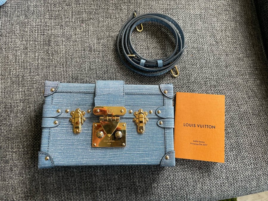 Louis Vuitton petit malle limited edition Denim