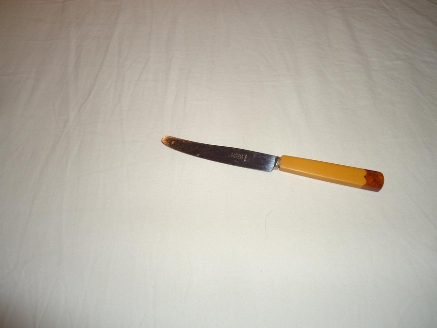 Vintage R Herder Solingen smörkniv rostfritt stål butter knife stainless steel