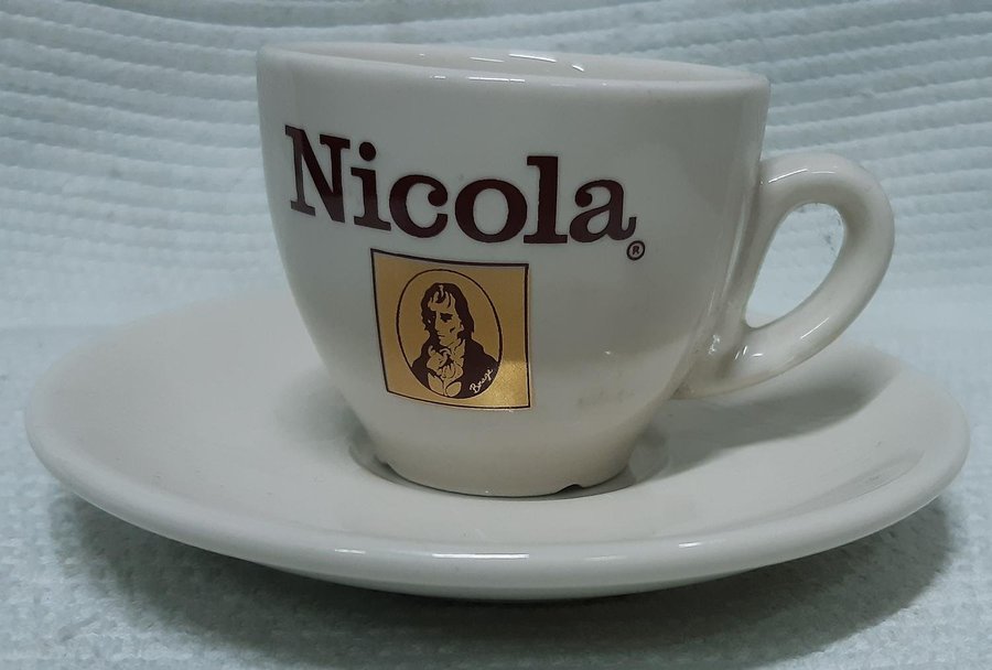 NICOLA Portugal kopp kaffe Coffee Cup / Mug Glassware Collectable New