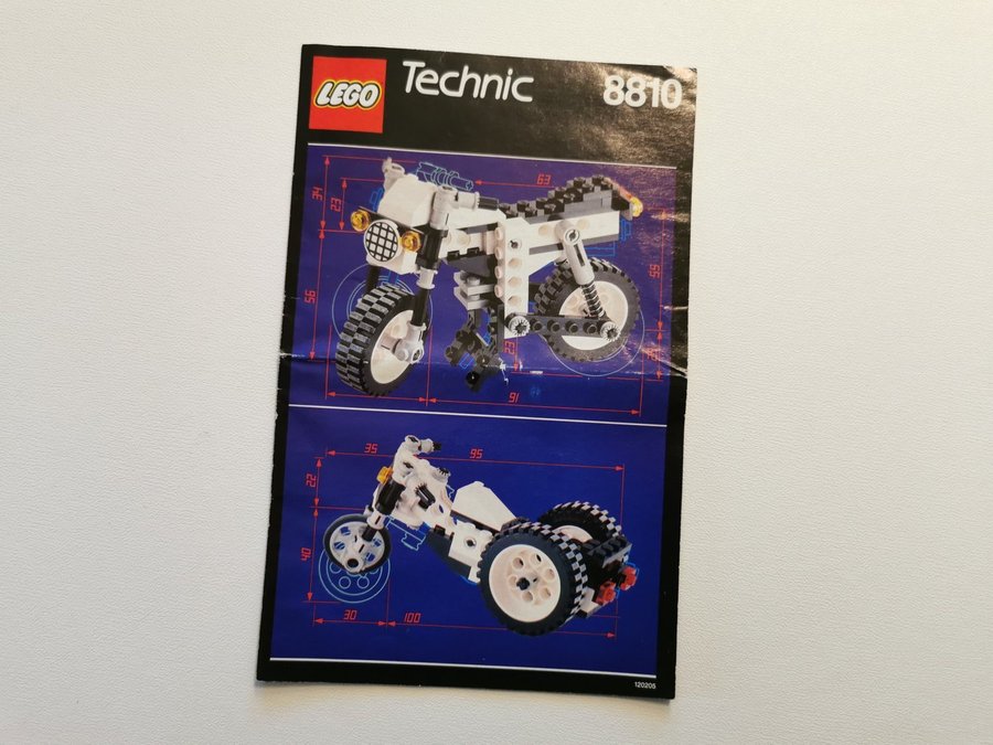 Lego - beskrivning - manual - technic - 8810