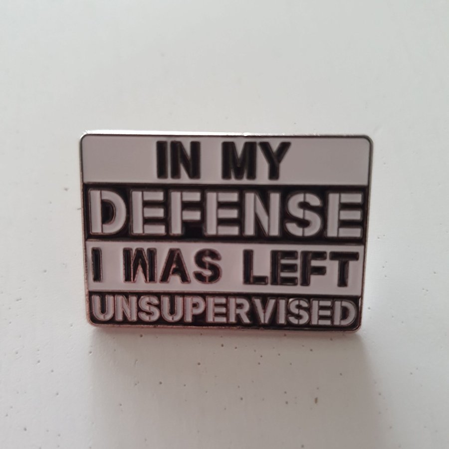 Pin In my defense I was left unattended